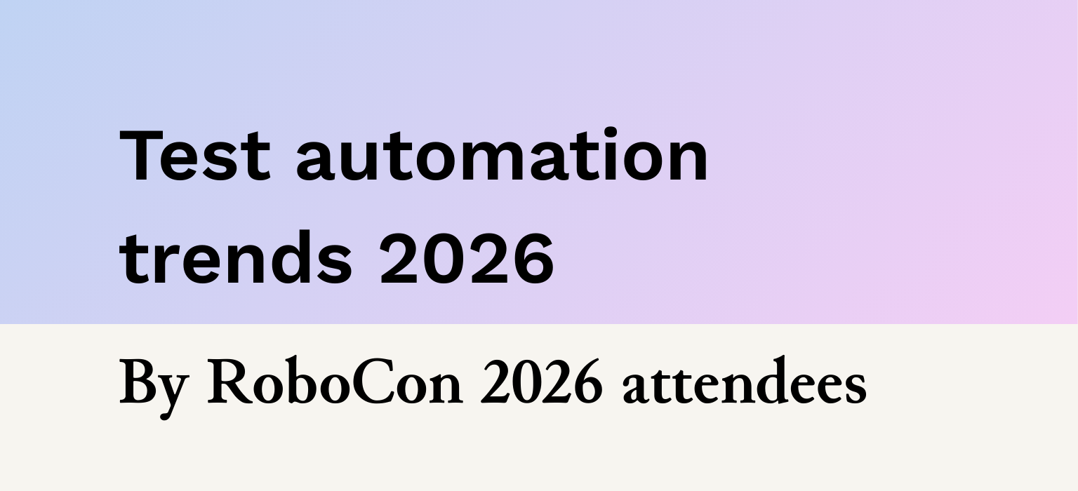 Test automation trends 2026