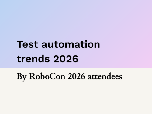 Test automation trends 2026